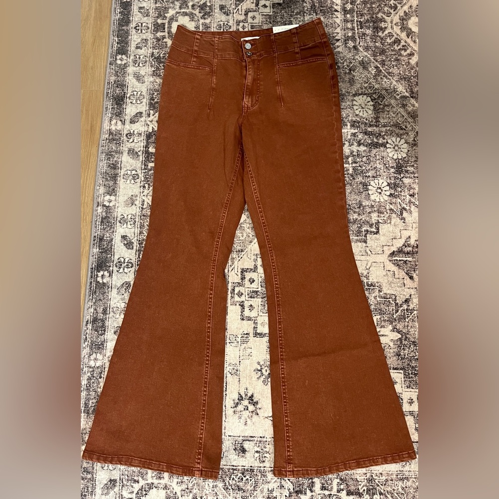 Maurices Copper Color Flare Jean